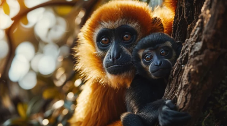 Gold Gibbon Monkeys For Sale​ Online. We are Gibbon Monkey Breeders.